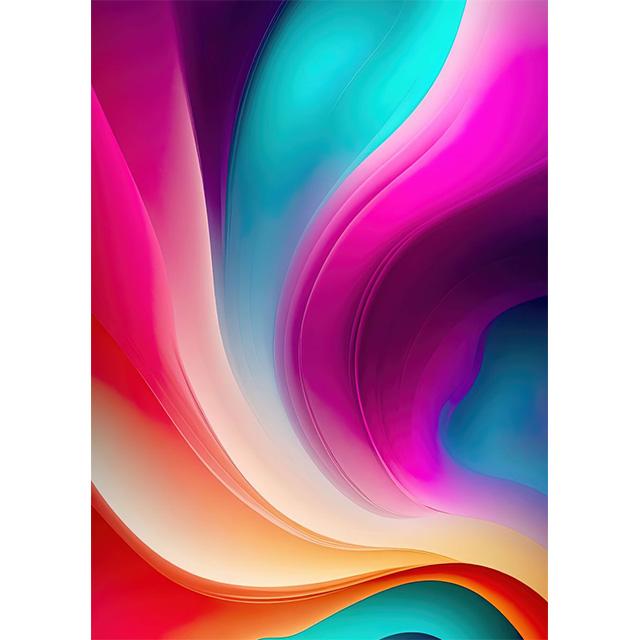Abstract Art Landscape Colorful Flowers Prints Poster Canvas Painting Modern Wall Art Picture For Living Room Bedroom Home Decor
