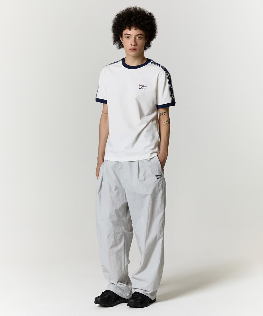 REEBOK Wide Parachute Pants - Light Grey