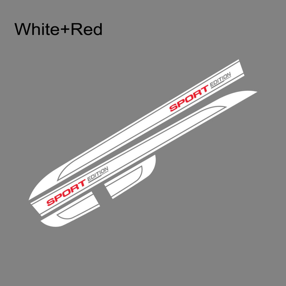 4Pcs/Lot Car Both Side Stripes Stickers Custom Decor Camper Van Graphics Vinyl Decals Auto Tuning Accessories For Fiat Talento