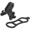 Bicycle Flashlight Holder Handlebar Torch Light Mounting Bracket Adjustable for GoPro Mount Interface