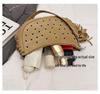 Lightweight Tassel Underarm Bag: Trendy Retro Saddle Design with Versatile Studded Details for Autumn and Winter Fashion