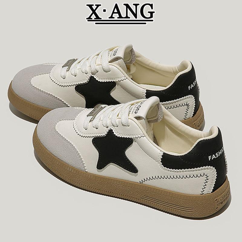 Retro women's soft-soled cowhide little white shoes children's autumn new casual sports shoes
