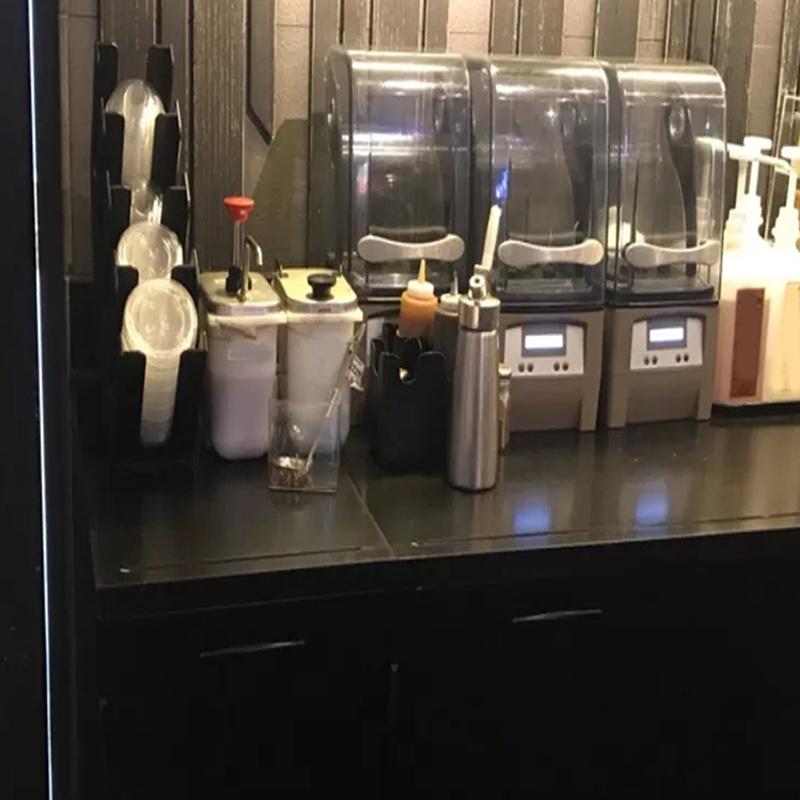 4 Layers Paper Cup Holder Disposable Cup Holder Coffee Milk Tea Bar Drinking Cup Holder Plastic Storage Rack Cup Divider