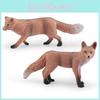 Hochwertige PVC-Rotfuchs-Modelle Atemberragende Waldtier-Dekoration Für Spiel und Ausstellung