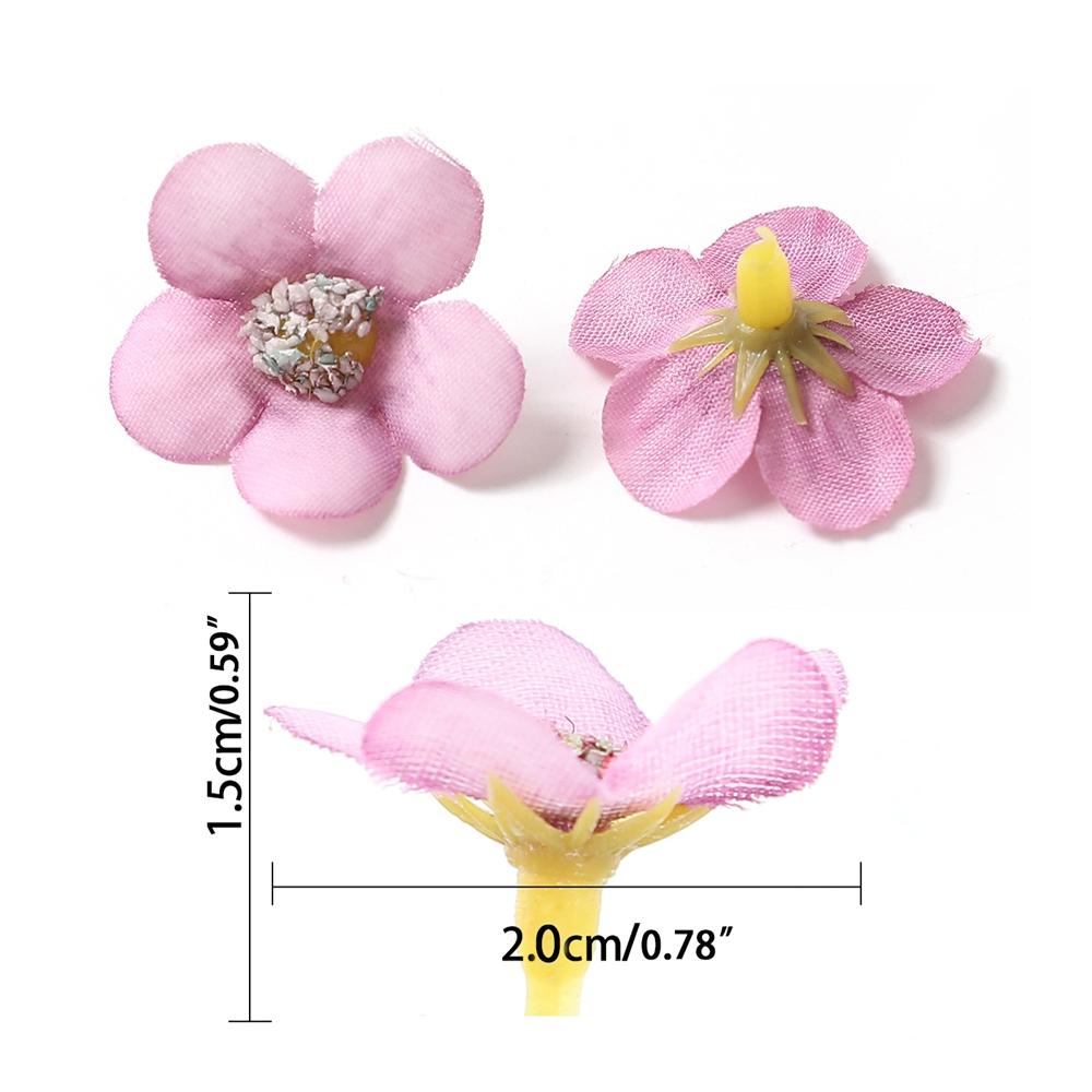 50/100Pcs 2cm Daisy Artificial Flowers Head Small Silk Multicolor Fake Flower Crown For Wreath DIY Craft Home Wedding Decoration