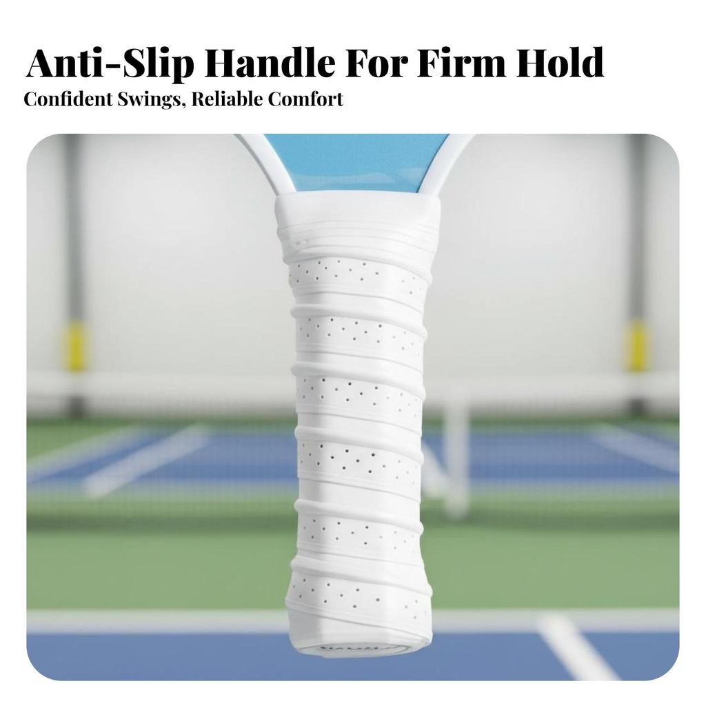 Fiberglass Pickleball Paddle Lightweight Pickleball Paddle Set Hexagonal Center Center Racket Long-Lasting Shielded Rim Sports