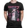 Blue Archive Kyouyama Kazusa Men T Shirts Anime Funny Tee Shirt Short Sleeve Round Neck T-Shirt Pure Cotton Printing Tops