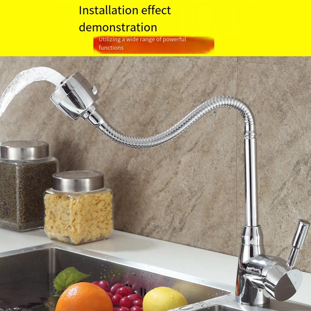 Zweifunktionsdüse Waschtischarmatur Fortschrittliche Wasserauslasstechnologie Belüfteter Wasserstrahl Effizienter Wasserverbrauch 480*18mm