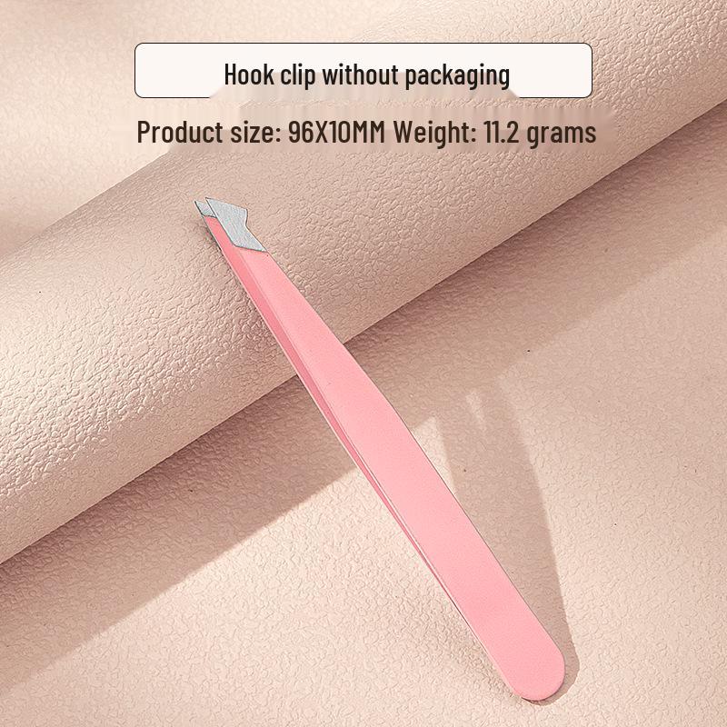 Stainless Steel 96-Piece Eyebrow & Beard Tweezers Set with Double Eyelid Stickers