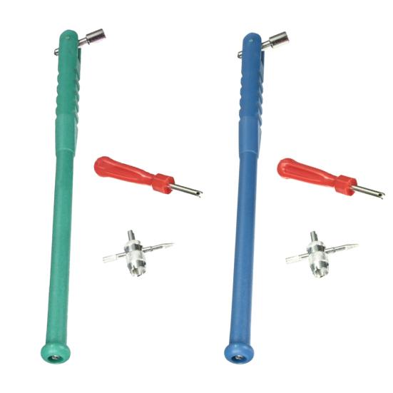 Car Motorcycle Tire Valve Stem Puller Installer Metal Practical Repair Tool Set