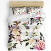 Animal Bird Flowers Leaves Branch Plant 3pcs Bedding Set For Bedroom Double Bed Home Textile Duvet Cover Quilt Cover Pillowcase