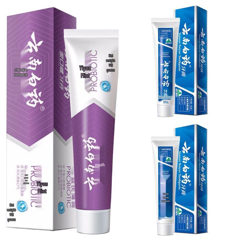 

Yunnan Baiyao Toothpaste 3-Tube Variety Pack
