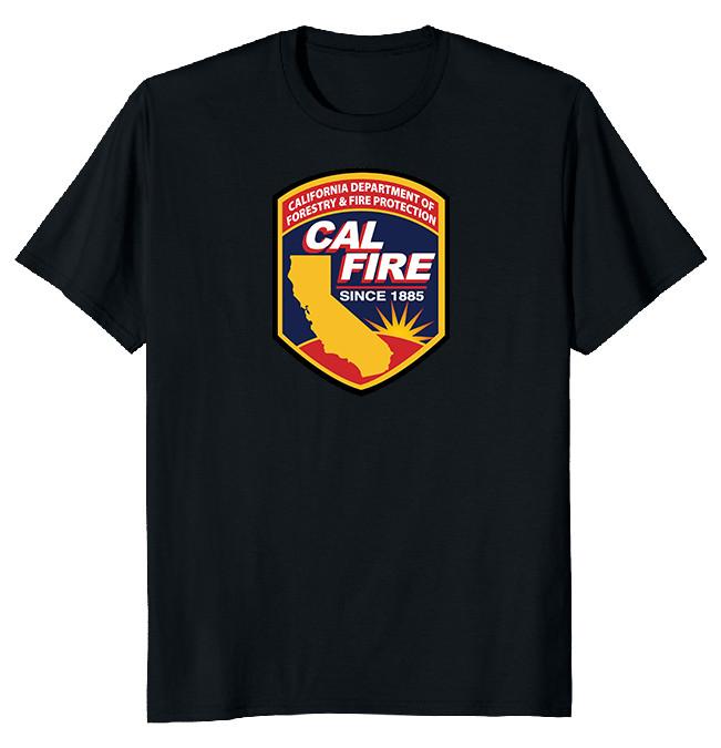 NEW LIMITED California Firefighter Novelty Heavy Cotton Tee M