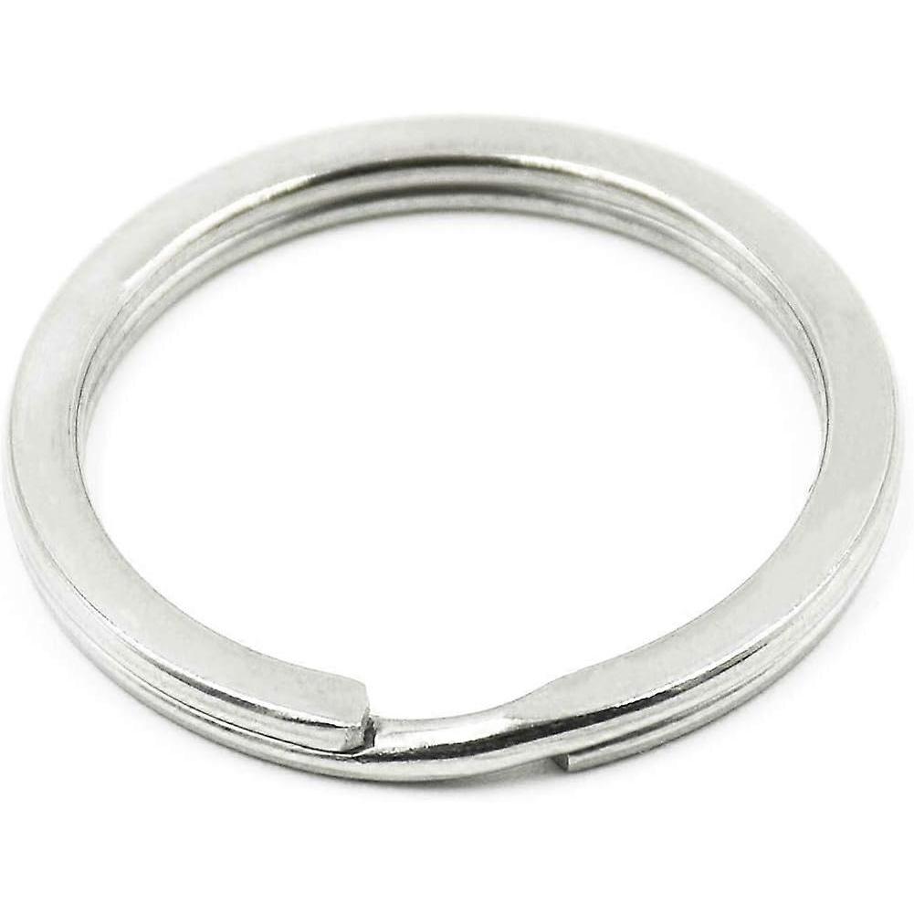 50 Pack Key Rings, 20/25/28/32/35MM Key Ring Key Ring Stainless Steel
