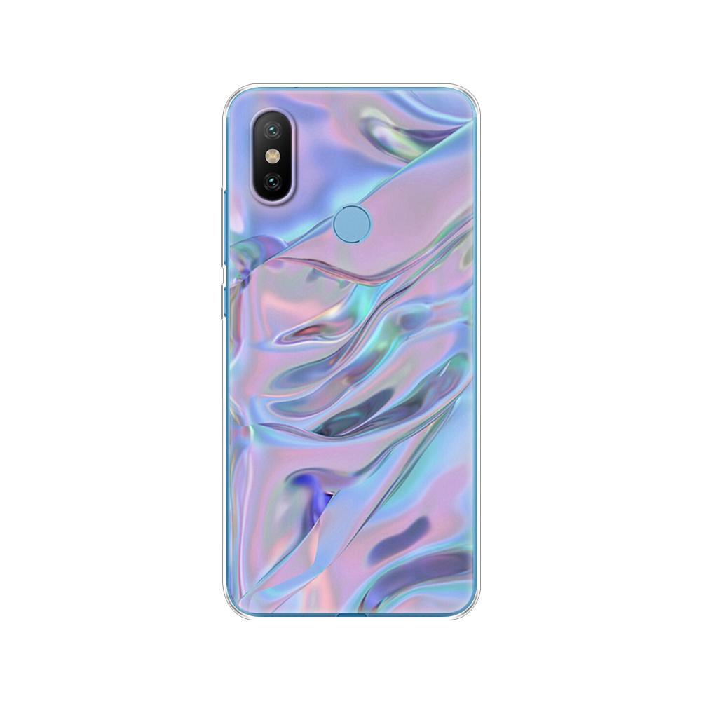 Xiaomi mix 2s için silikon kılıf xiaomi mi mix 2s için yumuşak kılıf kapak mix 2 s arka kapak koruyucu baskı coque
