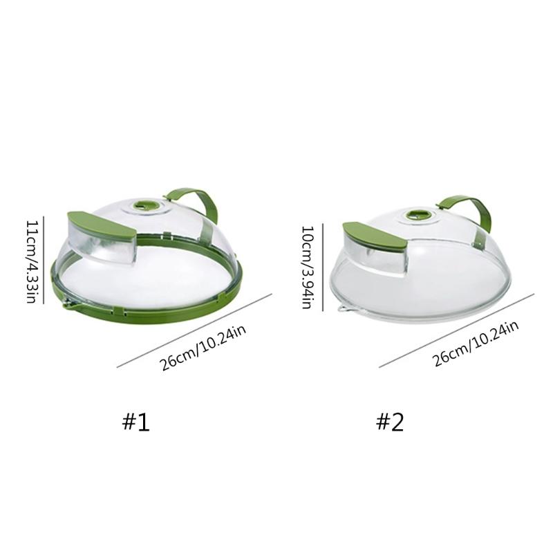 Capac Anti-Stropi pentru Microunde cu Cutie de Depozitare a Apei Capac Farfurie Microunde X3UC