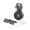 Headlight Bracket, Tube Clamp, High-performance Replacement Parts, Professional Black Aluminum Alloy