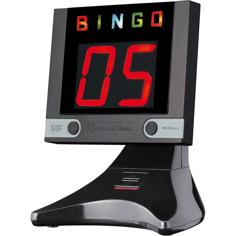 Hanayama Digital Bingo Game for Ages 6 and Up, Interactive Family Fun Game, Engaging Educational Activity