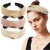 Böhmische Stroh-Haarbänder Weiche Haaraccessoires Neues Gewebtes Haarband für Damen