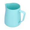 600ml Pointed Mouth Milk Frothing Pitcher Stainless Steel Thickened Milk Frother Cup for HomeBlue