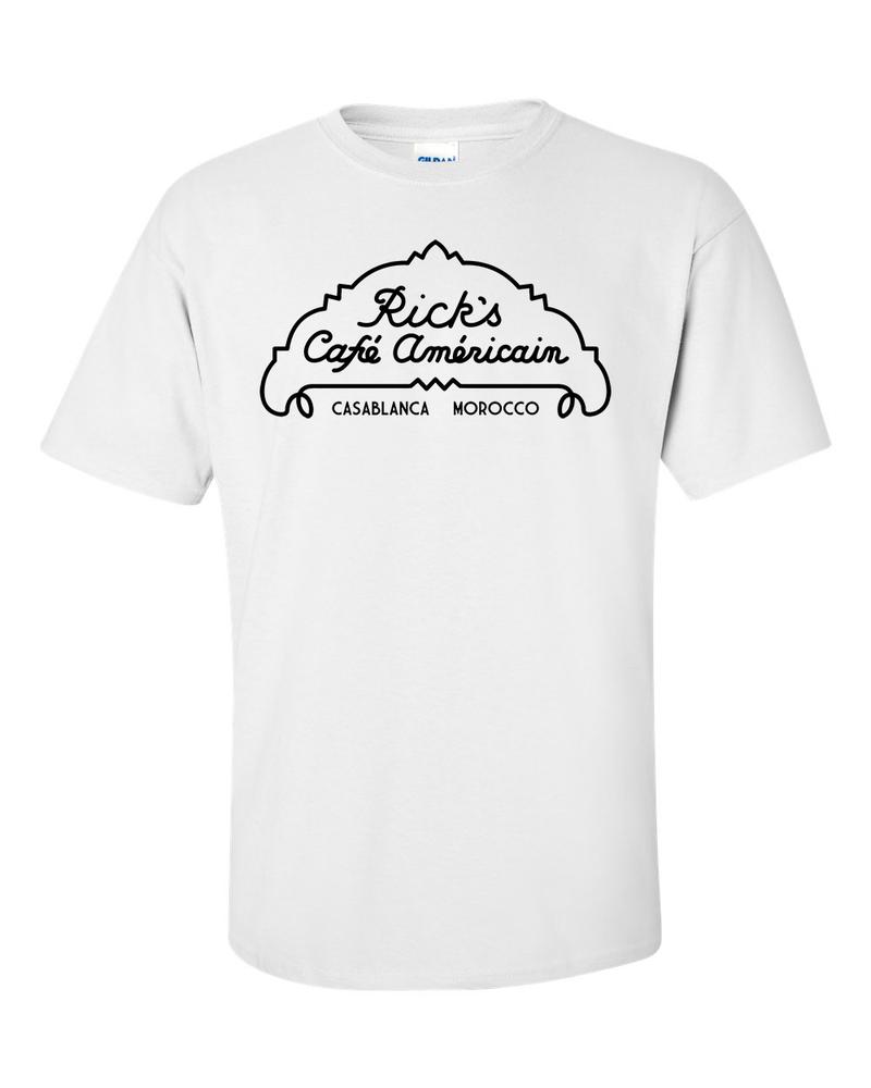 Ricks Cafe Americain TShirt Casablanca Inspired Bar Shirt 2XL