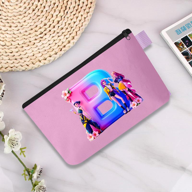KPop Demon Hunters Pencil Case Cute Multipurpose Bag Fashion Anime Portable Cosmetics Storage Printing Go To School Beautiful Gift for Kid