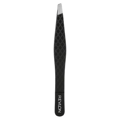 Slant Tweezers, Black, 1 Piece