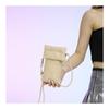 Nylon Rhombus Bag, Simple Letter Style.