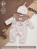 Infant Horse-Themed Long Sleeve Romper - Autumn/Winter 100 Days New Year Outfit