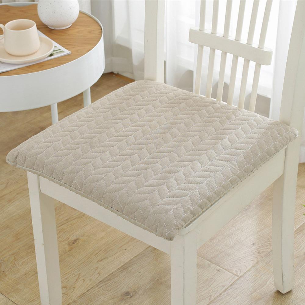 Square Seat Cushion with Strap Chair Mat Practical Japanese Cotton Chair Cushion  Four Season