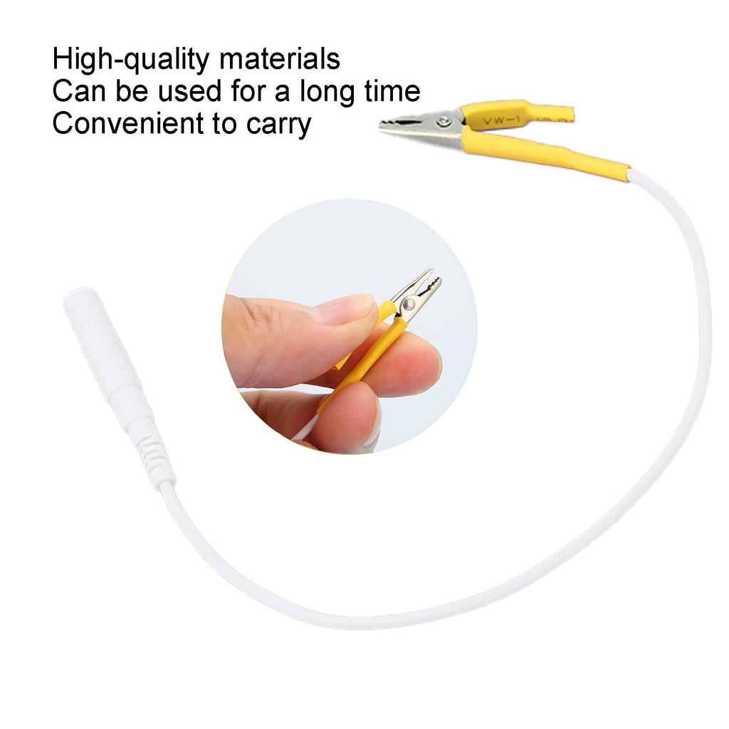   Clip Clamp Test   Cable Electrode Accessories for Electronic Acupuncture