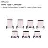 10Pcs Type-C Female Socket 16Pin Vertical 180 Degree Type-C USB Connector H 9.3mm/10mm/10.5mm/12.4mm/13.1mm/13.7mm/15mm