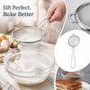 Multipurpose Handheld Strainer, Fine Mesh Sieve for Flour And, Inch Diameter