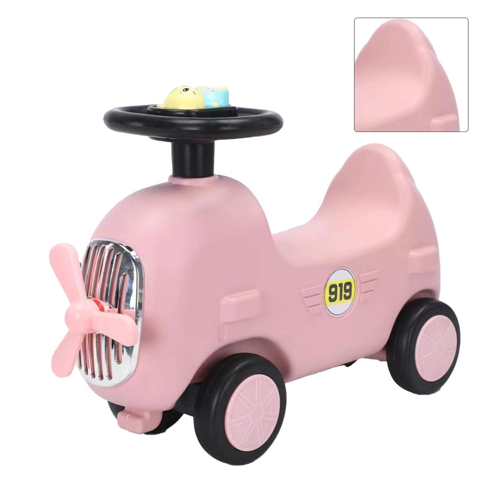 Baby Rocking Horse Toy 2 In 1 Safe Stable Ergonomic Kid Ride On Toy with Pedal for Children Baby