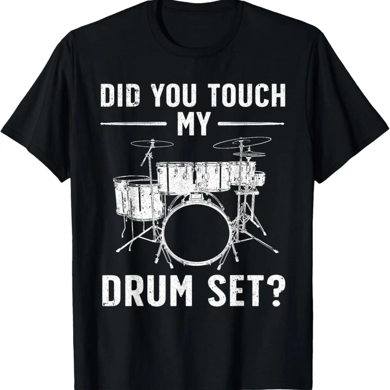 

Крутой дизайн барабанов для мужчин женщин музыка барабаны барабанщик футболка XXXXXL чёрный