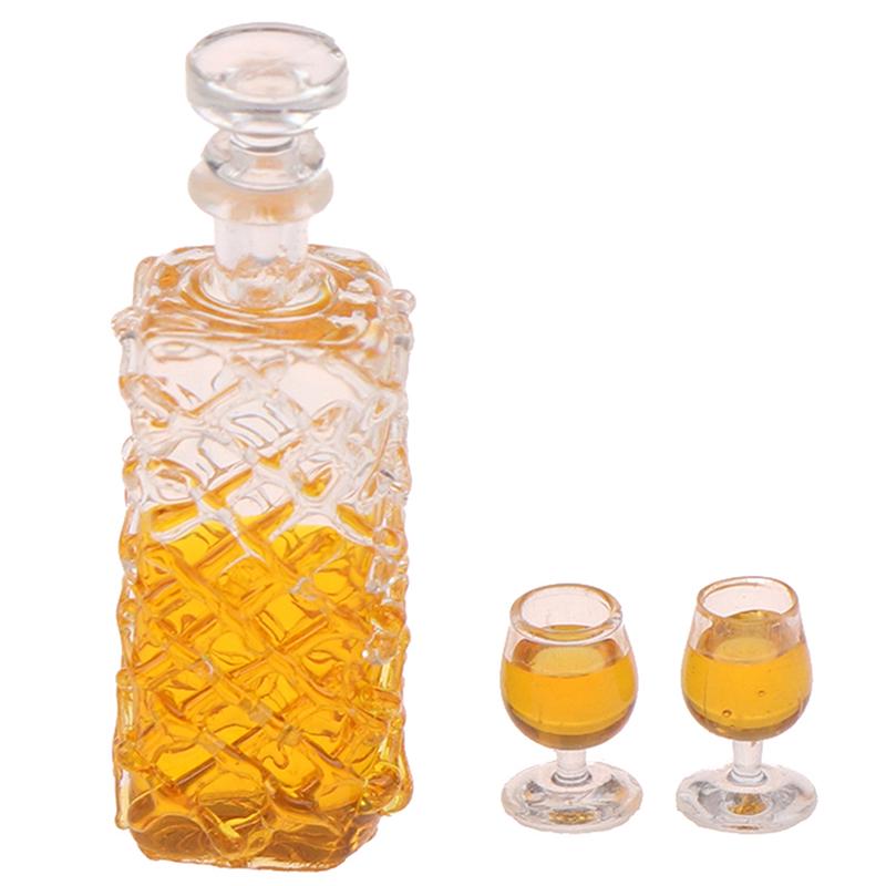 Food And Play Shooting Props Simulation Wine Bottle Doll House Accessories