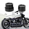 2x Motorcycle Front Axle Nut Covers Caps Aluminum Black/Chrome For Harley Sportster Touring Softail Dyna VRSC Fat Bob Wide Glide