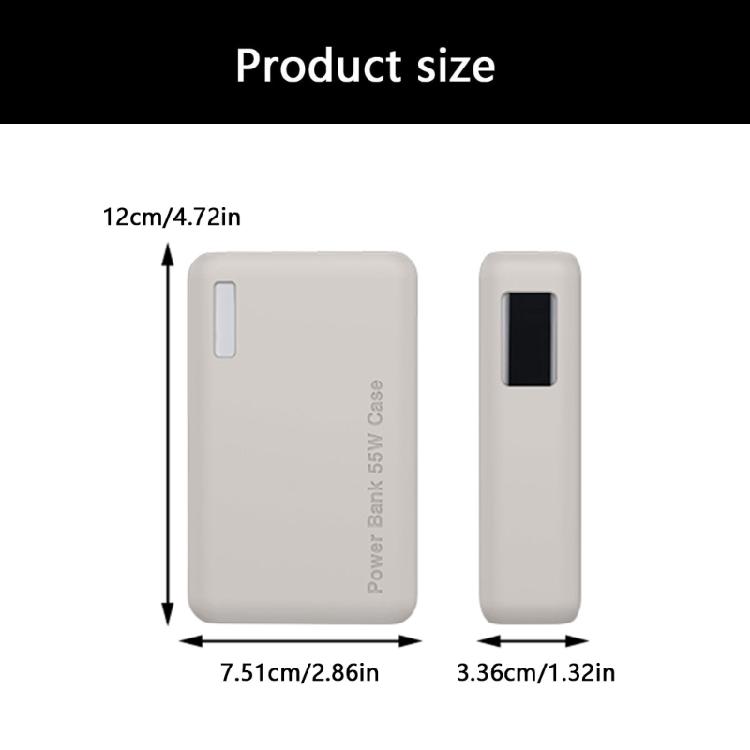Open Port Silicone Powerbank Cover for 20000Mah 55W PB545 Powerbank, Fitted Case for Daily Carry Use Protectors