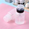 200mL UV Gel Cleaner Pump Dispenser Container Nail Polish Remover Empty Bottle Clean Acetone