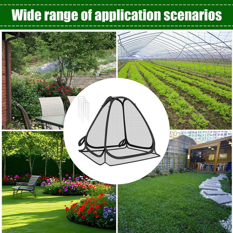 

Plant Covers From Animals Pop Out Portable Cloth Protector Outdoor Plant Netting Guard Net For Outdoor Backyard Farm Patio CN
