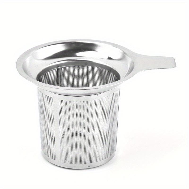 1pc Stainless Steel Tea Strainer, Tea Drain, Tea Partition, Tea Ball, Cup, Kettle, Tea Strainer, Inner Gall, Tea Brewer