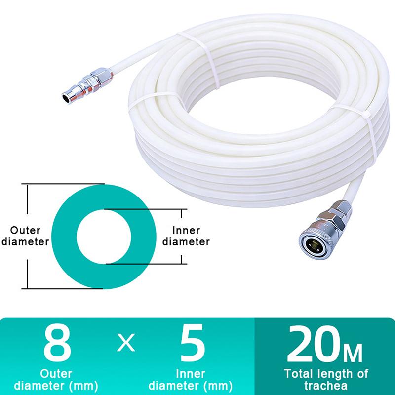 PE Air Hose 8x5mm Pneumatic Tube 10m 15m 20m 30m High Pressure Compressor Air Line Compressor Straight Pipe For Auto Repair
