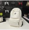 School bag Korean version couple simple large-capacity backpack leisure commuting college student school bag niche light travel backpack