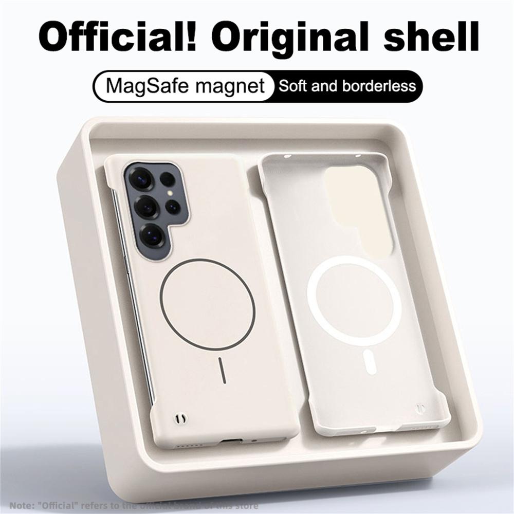 

For Magsafe Phone Case for Samsung Galaxy S25 Edge S26 S24 Ultra S23 S22 S21 Plus A56 A55 A35 A16 A15 A54 A34 Protective Cover Galaxy S25 Ultra