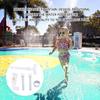 Pool Fountain Above Swimming Pool Water Double Spray Sprinkler Pool Fountain for Inground Pools, Pool Waterfall Sprayer