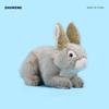New Doll Super Soft Light Grey Rabbit Plush Doll