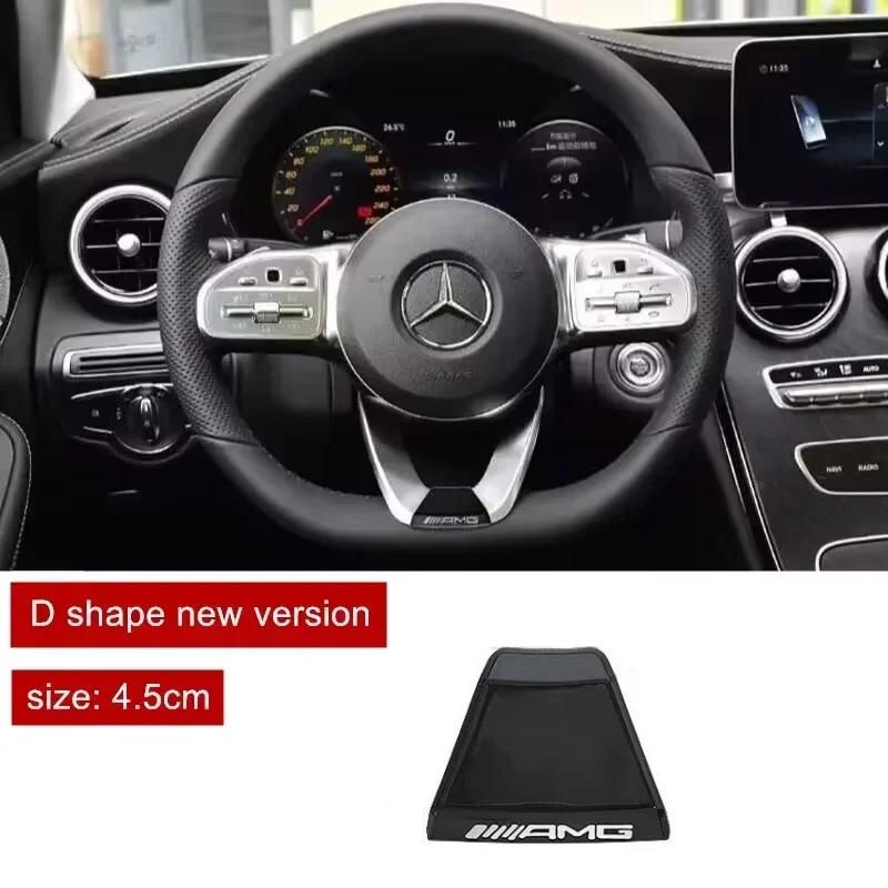 

Car Sticker Car Steering Wheel Emblem Sticker Interior Badge Decoration for Mercedes benz A C E class AMG W204 W205 W176 W211 W2