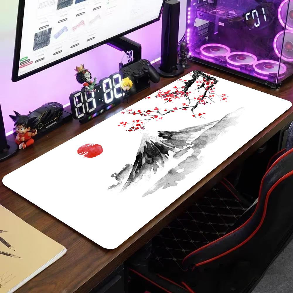 Mount Fuji Mouse Pad Large Computer Office Game Table Mats XXL Rubber Anti-slip Gaming Keyboard Mousepads Long Desk Pads 300X600