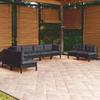 Day and Night - Day and Night Garden Furniture Set 8 Pieces and Cushions Solid Pine Wood