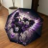 1PC Heart Wings Umbrella-8-Rib Reinforced, Automatic Open, Lightweight & Durable, Cute Fashion Accessory for Outdoor, Beach or Casual Use, Beach Umbre